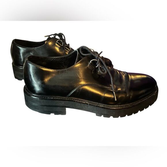 The Kooples Men’s Black Patent Leather Derbies Loafers SZ 43 9 9.5 main image 4